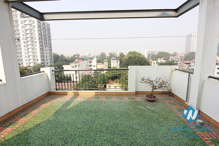 Penthouse apartment with huge balcony for rent in Tay Ho,Ha Noi